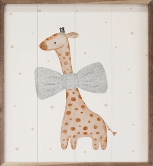 Boho Watercolor Giraffe By Allure Art